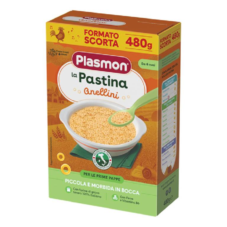 PLASMON PASTINA ANELLINI 480G